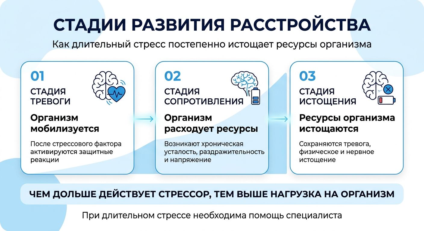 Лечение стресса в Абазе инфографика